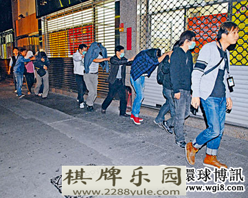 阿鲁巴赌场香港警方捣毁一黑帮赌场逮捕36人